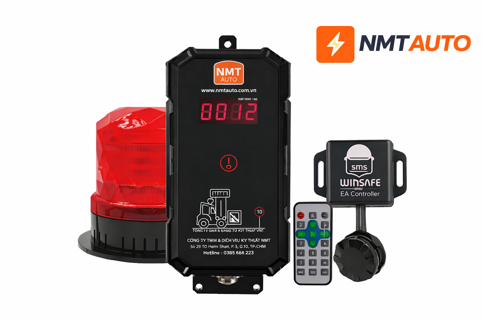 Bộ hạn chế tốc độ xe nâng và máy công trình